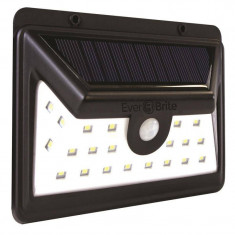 Lampa LED dubla cu incarcare solara si senzor de miscare foto