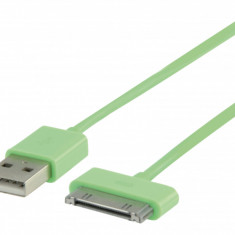 Cablu de alimentare si transfer date pentru iPod iPhone iPad 1m verde VALUELINE