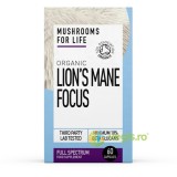 Organic Lion's Mane Focus Mushroom 1000mg Full Spectrum 60cps