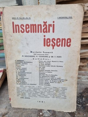 Revista Insemnari Iesene nr.121939 foto