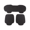 Huse de protectie MOTOR10 LXR-N pentru scaunele auto, set 3 piese, cusatura gold, Negru