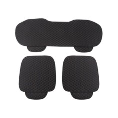 Huse de protectie MOTOR10 LXR-N pentru scaunele auto, set 3 piese, cusatura gold, Negru
