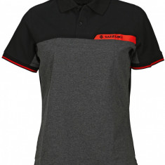 Tricou Polo Dama Oe Suzuki Negru / Gri Marime XL 990F0-BKPL3-0XL