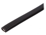 Ecran PVC 10m Negru 14mm