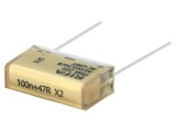 Filtru RC 47nF 100&Omega; THT 7,3x13x18,5mm 20% Raster 15,2mm