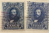 Timbre Interbelica TMB1RAR Honduras 1903 serie 2