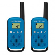 Statii Radio Motorola T42, 16 canale PMR, raza de actiune 4 km, display LCD, indicator nivel baterie, notificare conectare, confirmare trimitere/primi foto