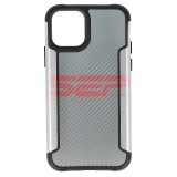 Toc TPU+PC Carbon Fiber Apple iPhone 11 Pro Silver