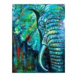 Tablou Prosperity Elephant Green, XL