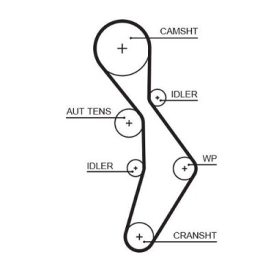 Curea distributie Audi; Seat; Skoda; Vw, 2.0 TFSI quattro, 2.0 FSi, 2.0 TFSI, S3 QUATTRO, 2.0 TFSI 16V, 2.0 TTS quattro, 2.0 TFSI 4x4, 2.0 Cupra R, 2 foto
