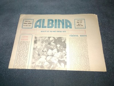 REVISTA ALBINA NR 2 1990 foto