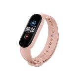 Cumpara ieftin Bratara Fitness Techstar&reg; M5, Ecran 1.14&quot; inch TFT, Bluetooth 4.0, IP66, Tensiune, Puls, Oximetru, Alerta Sedentarism, Roz