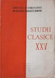 STUDII CLASICE XXV-AL. GRAUR SI COLAB.