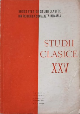STUDII CLASICE XXV-AL. GRAUR SI COLAB.-249240 foto