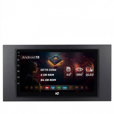 Navigatie Ford 2DIN 4GB RAM Android 13 Octacore Slot Sim 4G DSP GPS Wi-FI Carplay Android Auto USB Bluetooth Waze Touchscreen 7 Inch foto