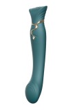 Vibrator Punctul G ZALO Queen Puls Wave, Verde