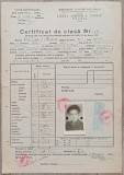 Certificat de clasa Liceul Dimitrie A. Sturdza Tecuci 1944