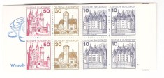 Bundes 1977 - cetati, carnet filatelic MH21 neuzat foto