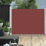 Copertina Laterala Retractabila Terasa Gossi, 140x500 cm, Maro, Poliester, Protectie UV, Vant, Intimitate, Balcon, Gradina