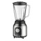 Blender Hausberg, 600 W, 1.5 L, 2 viteze, lame inox, rasnita, bol sticla, Argintiu