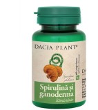 Spirulina si ganoderma 60cpr dacia plant