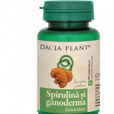 Spirulina si ganoderma 60cpr dacia plant