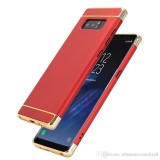 Husa 3in1 Samsung Galaxy Note 8, Protectie Completa, Anti-Soc, Anti-Zgarieturi, Rosu