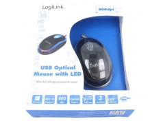 Mouse optic USB negru cu 3 butoane ?i cablu 1,5m foto