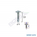 Surub autoforant din zinc 4.2x19 set 100 buc UNIVERSAL Universal #6