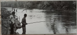 Tineri la scaldat, perioada comunista// fotografie de presa, Romania 1900 - 1950, Portrete