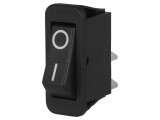 Rocker Switch SPST ON-OFF 16A 250V Black