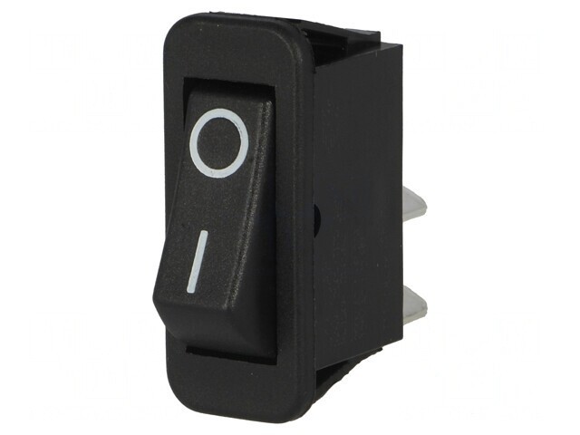 Rocker Switch SPST ON-OFF 16A 250V Black