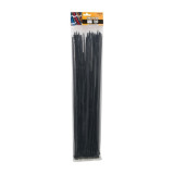 Set 100 fasete Handy, 450 x 4.6 mm, nylon, Negru