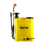 Pompa de stropit cu acumulator Tatta, 16 l, 1 MPa, tija reglabila inox, rezervor tip rucsac, Galben