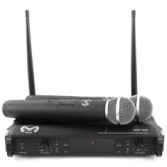 Statie cu 2 microfoane de mana UHF Wireless Mac Mah foto