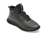 Ghete ALDO negre, MORISON 001, din piele ecologica