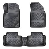 Cumpara ieftin Set covorase auto cauciuc Umbrella pentru Peugeot 407 (2003-2010), TPE, Antiderapante, Bordura 3cm