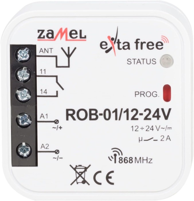 Receptor fără fir EXTA FREE 12-24V