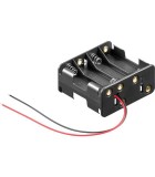 Suport baterii 8x AA 58x63x28.7 mm cu fire terminale 15cm Goobay 81218