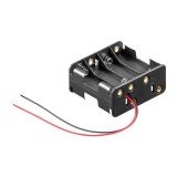 Suport baterii 8x AA 58x63x28.7 mm cu fire terminale 15cm Goobay 81218