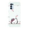 Husa compatibila cu Oppo Find X5 Pro, Viceversa, model Flower fall Hello kitty, Silicon, TPU, Transparent, Carcasa