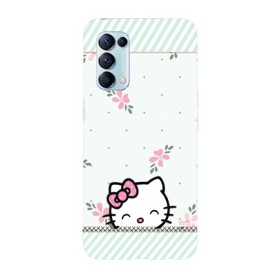 Husa compatibila cu Oppo Find X5 Pro, Viceversa, model Flower fall Hello kitty, Silicon, TPU foto