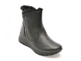Ghete IMAC negre, 656328, din piele naturala