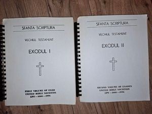 Sfanta scriptura Vechiu testament Exodul 2 vol Transcriere in Braille