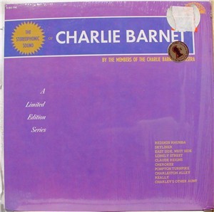 Vinil LP # Members Of The Charlie Barnet Orchestra &amp;lrm;&amp;ndash; The Stereophonic Sound Of Charlie Barnet (VG+) foto