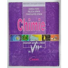 CHIMIE , MANUAL PENTRU CLASA A VII-a de SANDA FATU ... CONSTANTIN STROE , 1998
