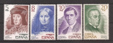 Spania 1979 - Poeți și romancieri, MNH