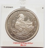 1871 Insula Man 1 crown 1996 Legend of King Arthur - Merlin km 682