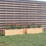 Cumpara ieftin Jardiniere de grădină, 2 buc., 100x31x31 cm, lemn masiv de pin