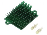 Radiator extrudat cu aripioare BGA verde 41x45mm 5&deg;C/W